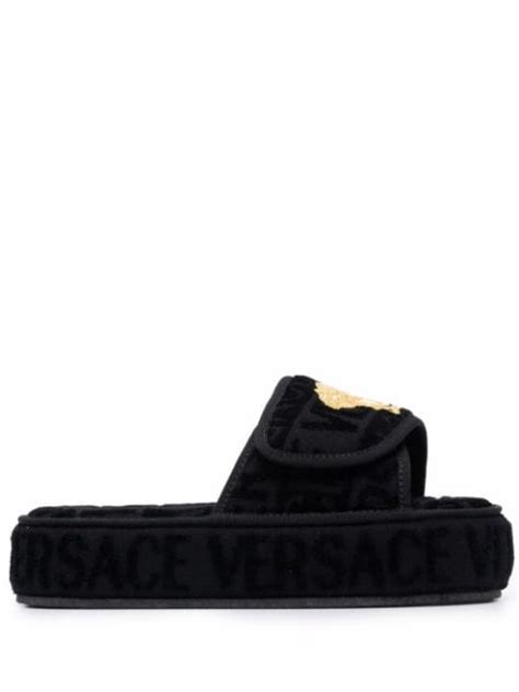 versace flip flop herren|versace platform slides.